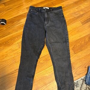 Abercrombie 2 tone black jeans